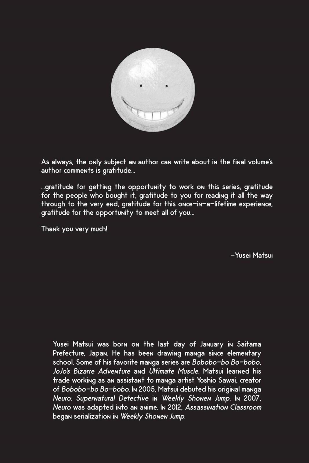 Read Assassination Classroom Manga Online