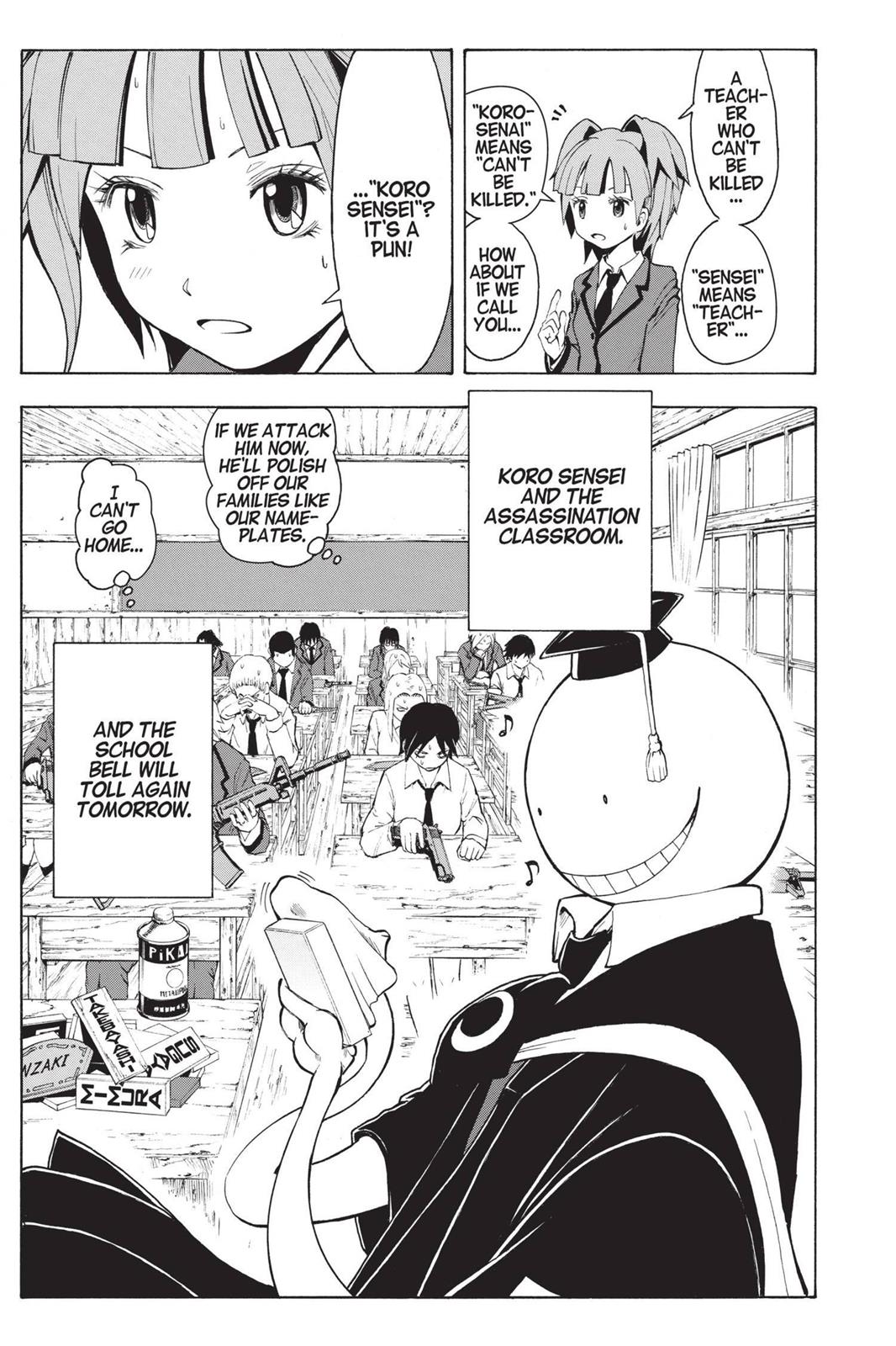 Read Assassination Classroom Manga Online
