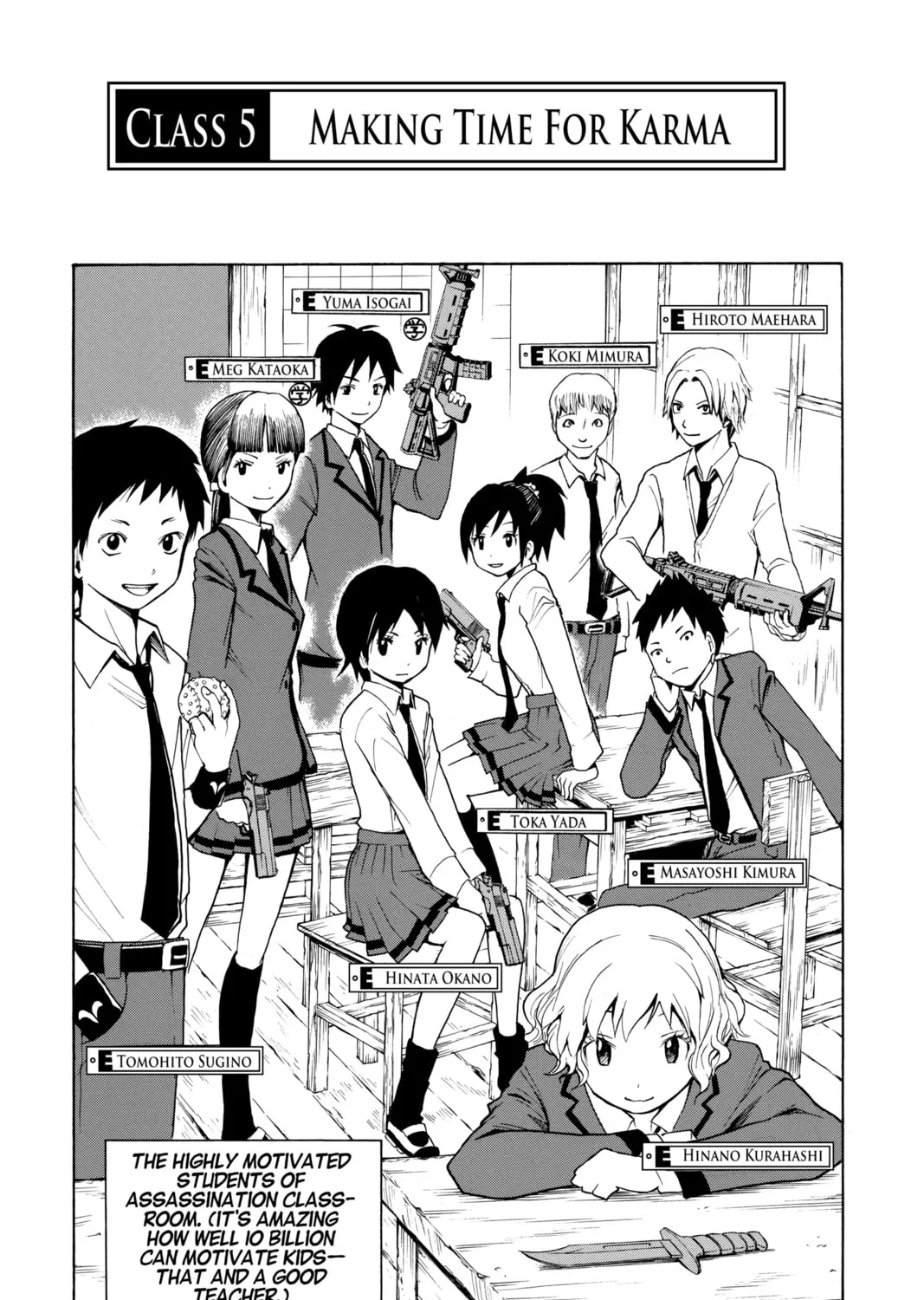 Read Assassination Classroom Manga Online