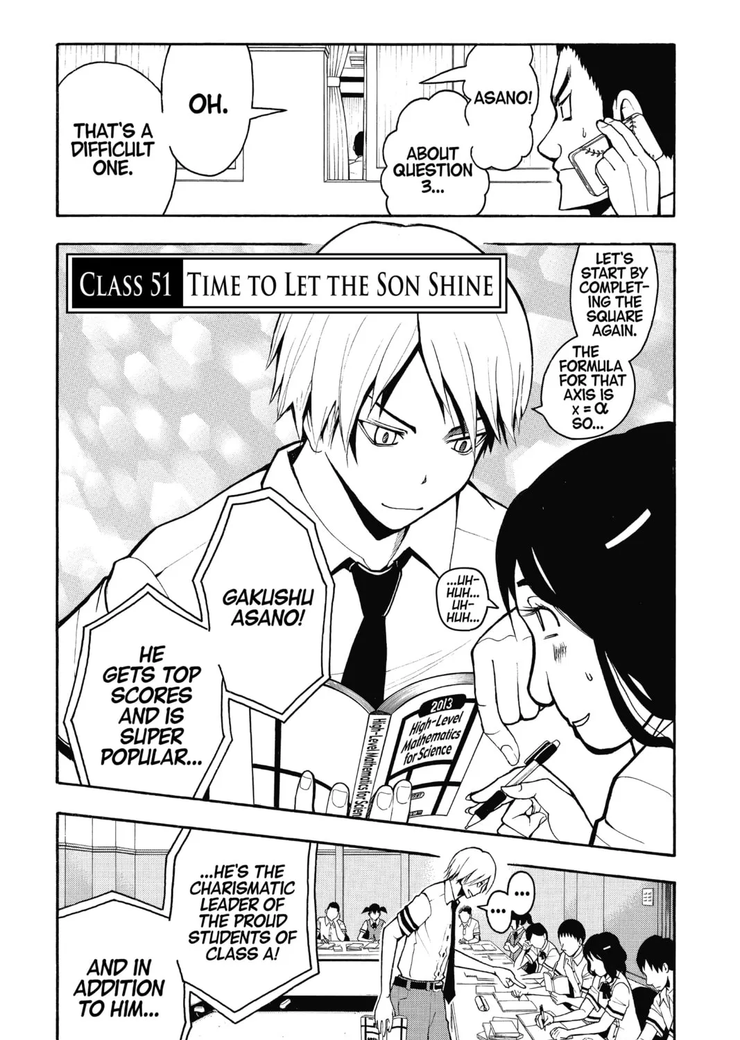 Read Assassination Classroom Manga Online