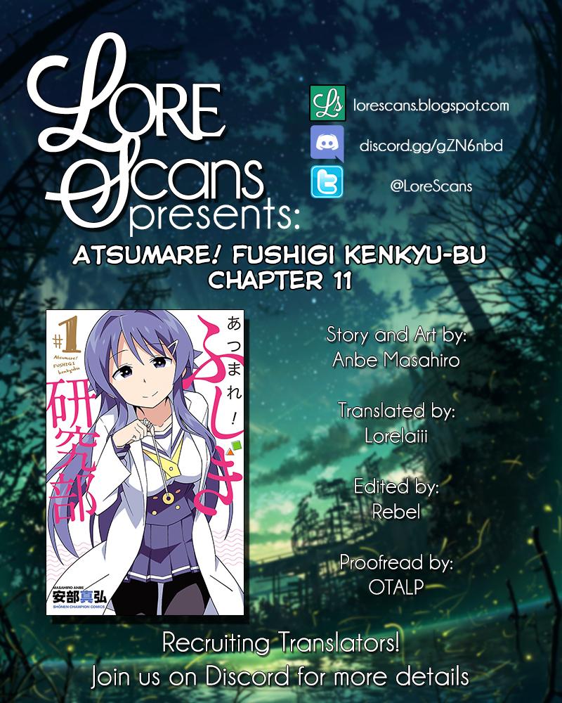 Read Atsumare! Fushigi Kenkyu-bu Manga Online