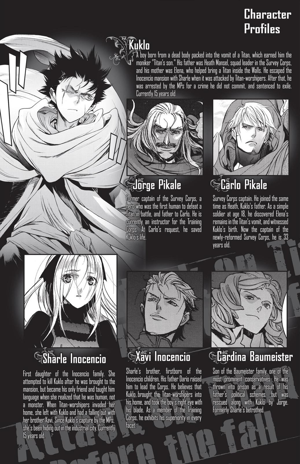 Read Attack on Titan - Before the Fall Manga Online