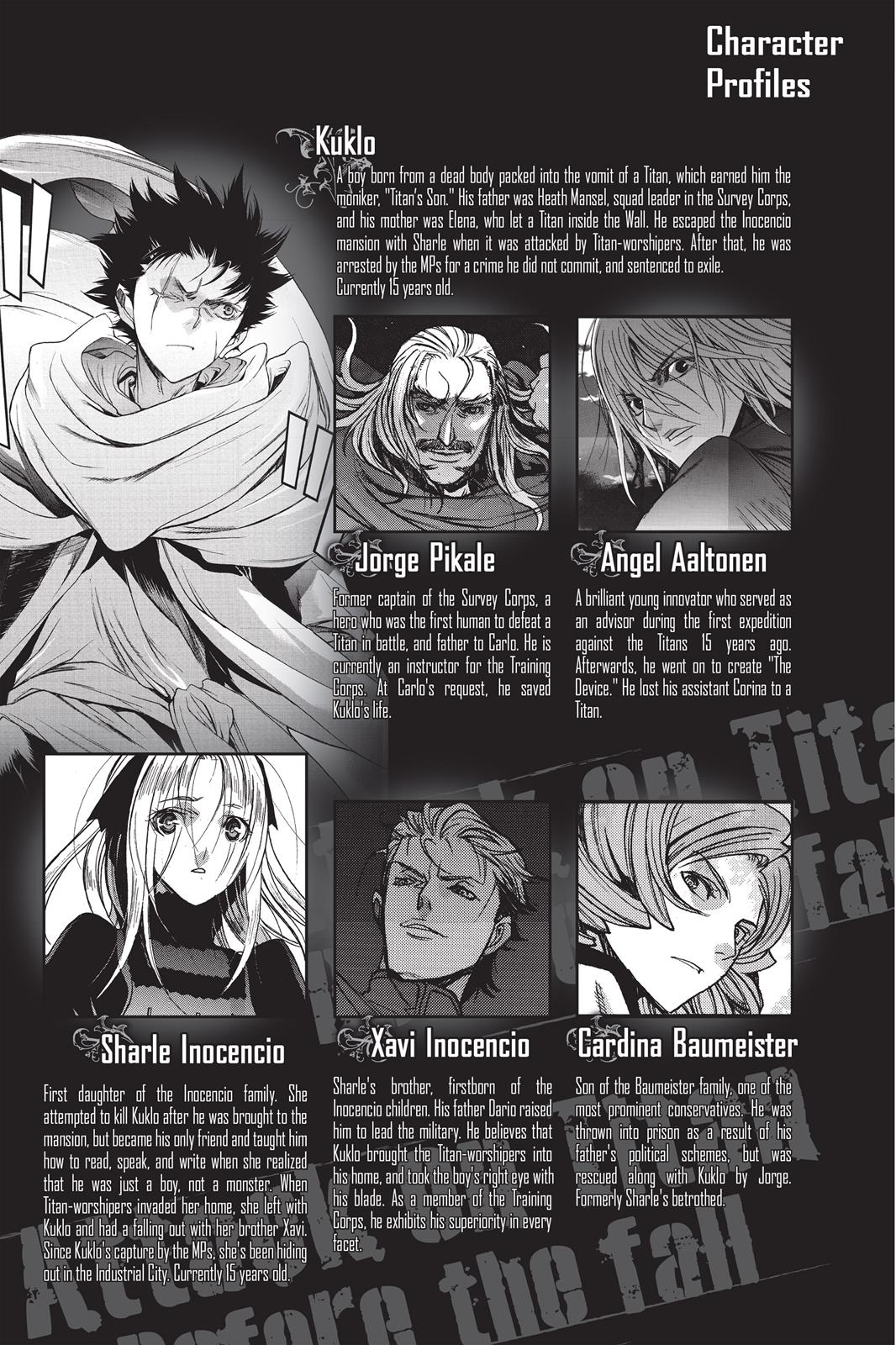 Read Attack on Titan - Before the Fall Manga Online