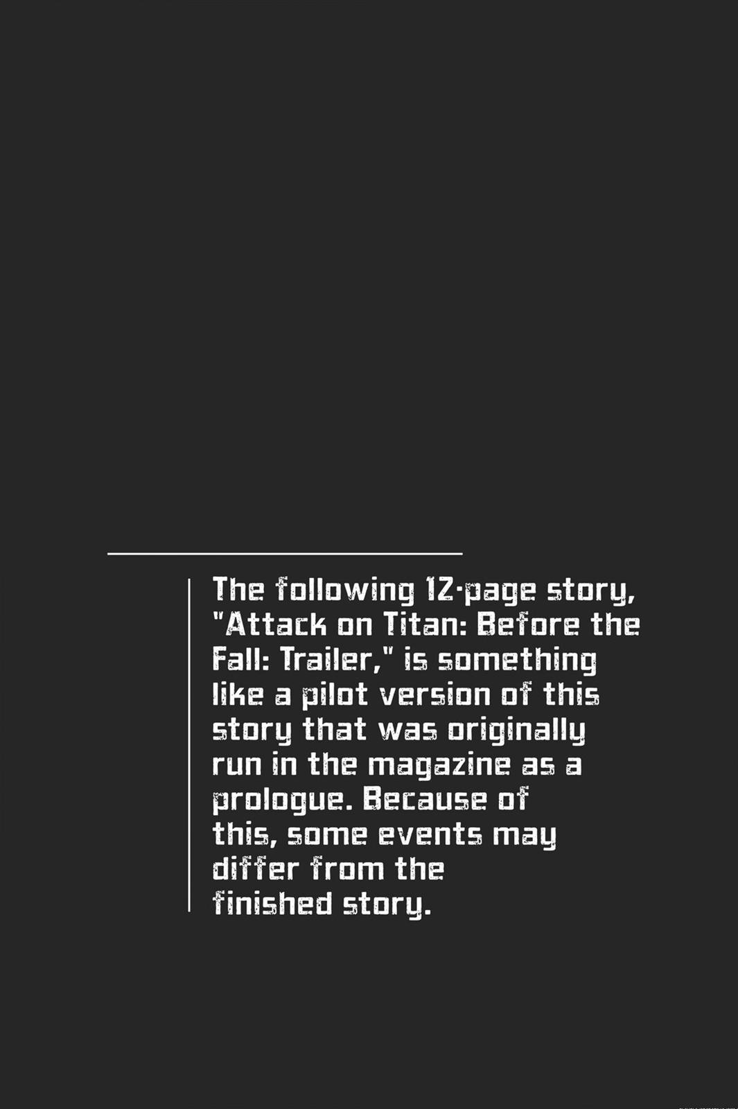 Read Attack on Titan - Before the Fall Manga Online