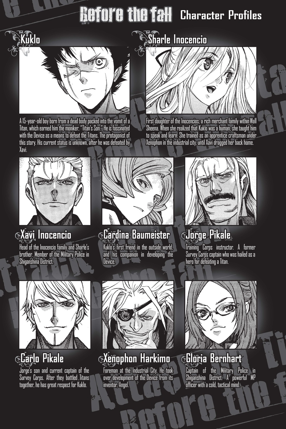 Read Attack on Titan - Before the Fall Manga Online