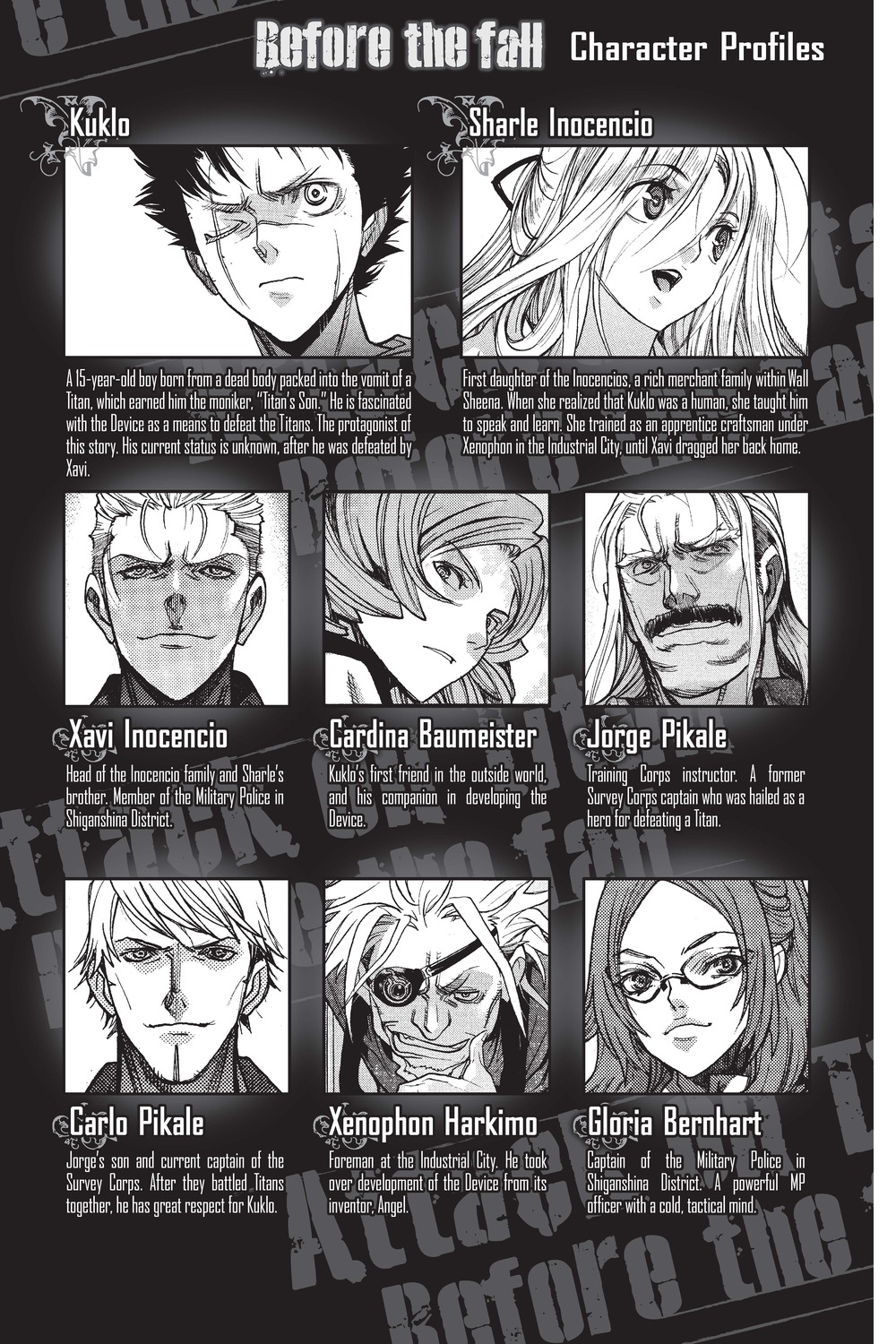 Read Attack on Titan - Before the Fall Manga Online