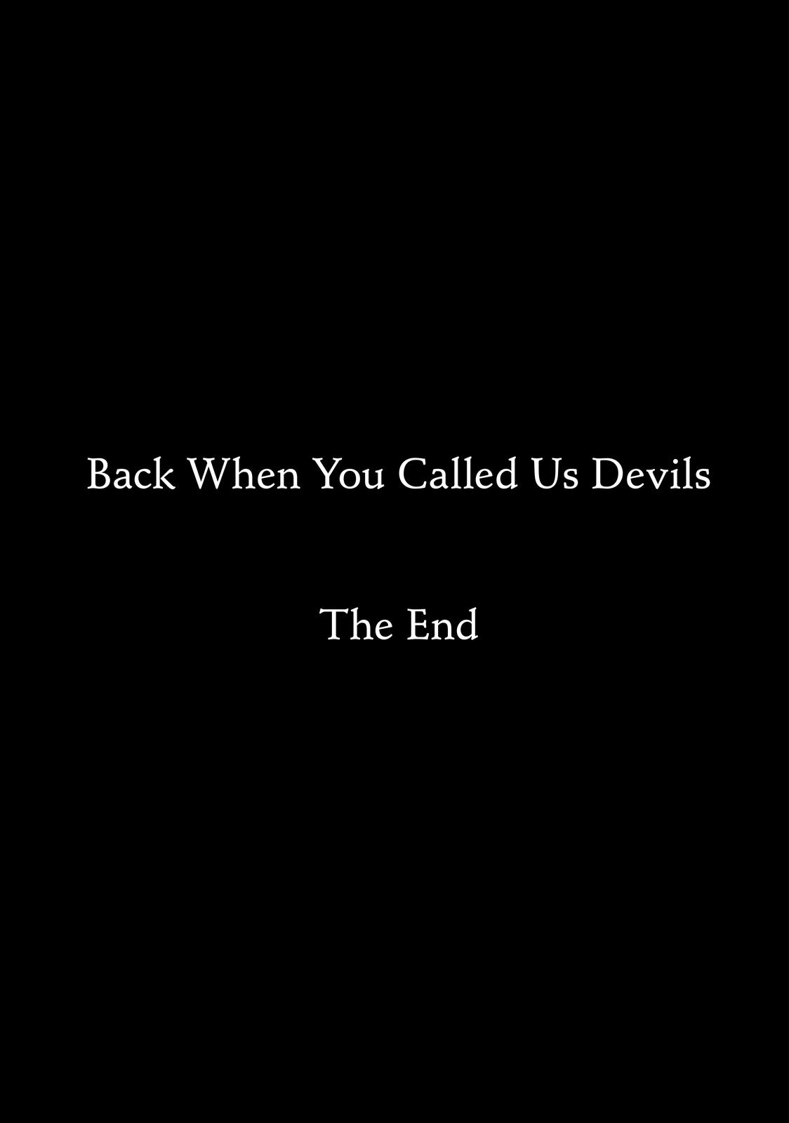 Read Back When You Called Us Devils Manga Online