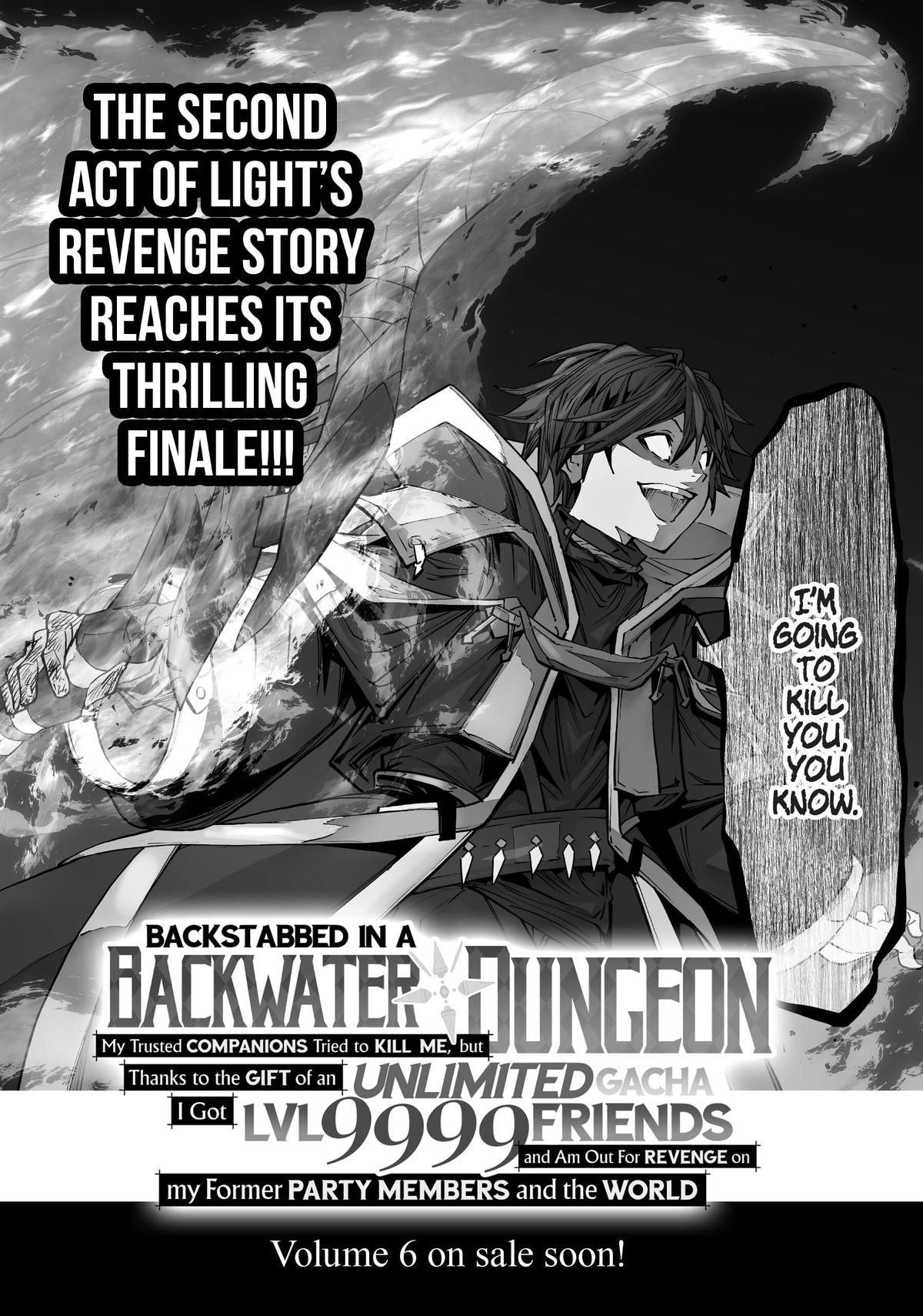 Read Backstabbed in a Backwater Dungeon - My Party Tried to Kill Me, But Thanks to an Infinite Gacha I Got LVL 9999 Friends and Am Out For Revenge Manga Online