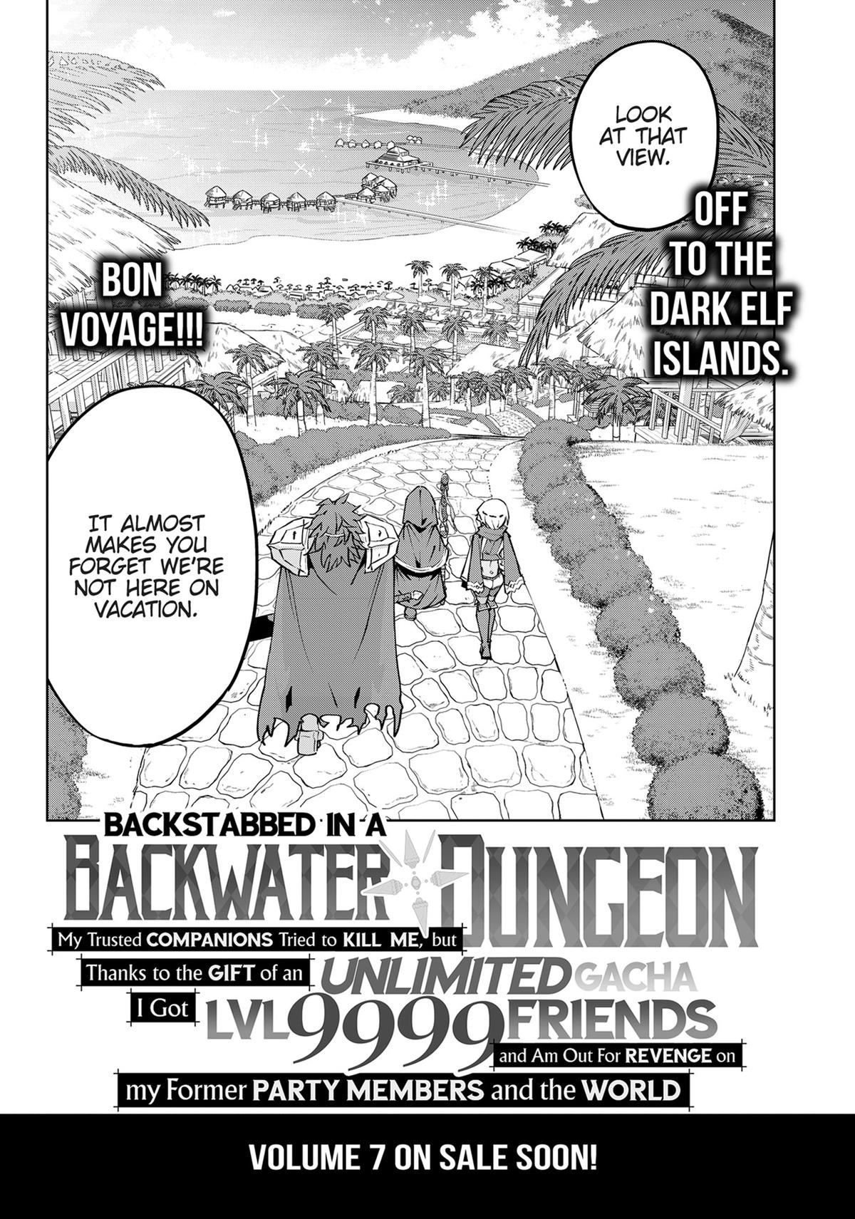 Read Backstabbed in a Backwater Dungeon - My Party Tried to Kill Me, But Thanks to an Infinite Gacha I Got LVL 9999 Friends and Am Out For Revenge Manga Online
