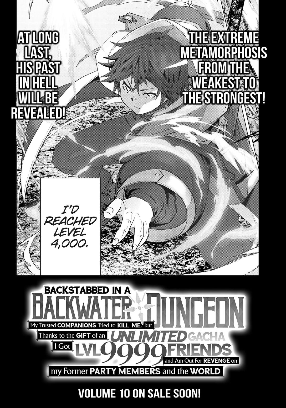 Read Backstabbed in a Backwater Dungeon - My Party Tried to Kill Me, But Thanks to an Infinite Gacha I Got LVL 9999 Friends and Am Out For Revenge Manga Online