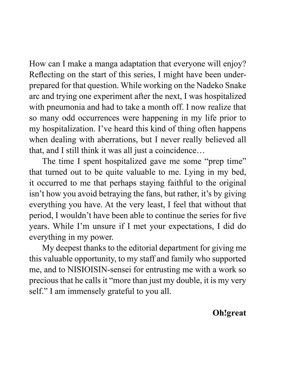Read Bakemonogatari Manga Online