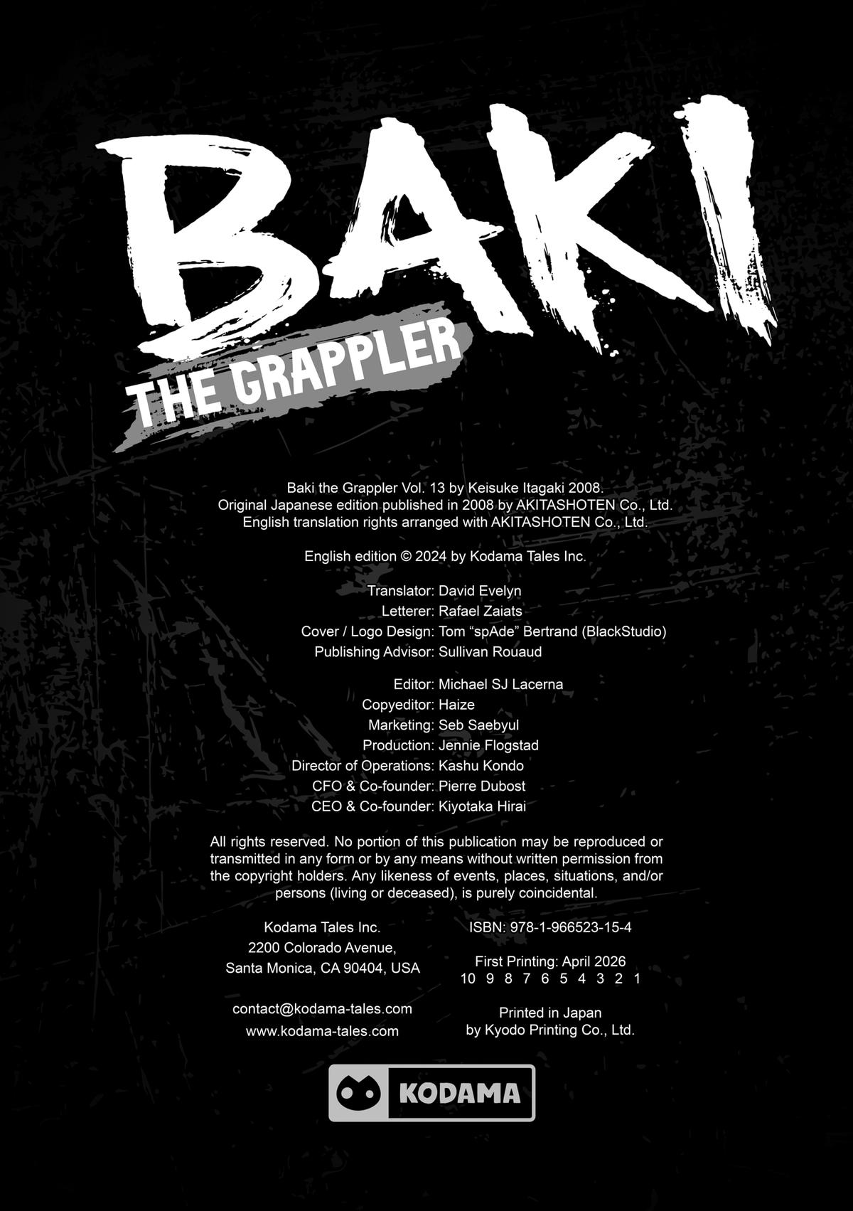 Read Baki The Grappler Manga Online