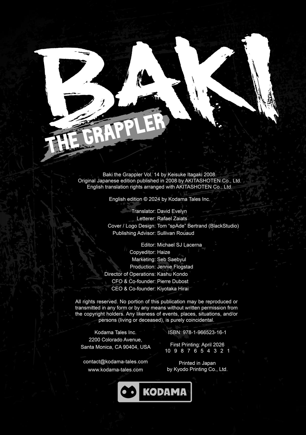 Read Baki The Grappler Manga Online
