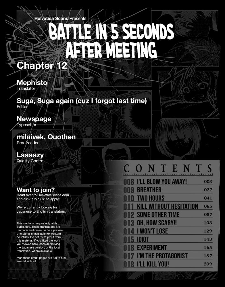 Read Battle in 5 Seconds After Meeting Manga Online