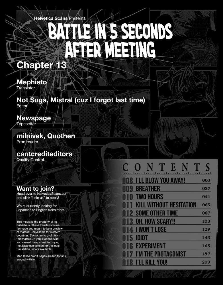 Read Battle in 5 Seconds After Meeting Manga Online
