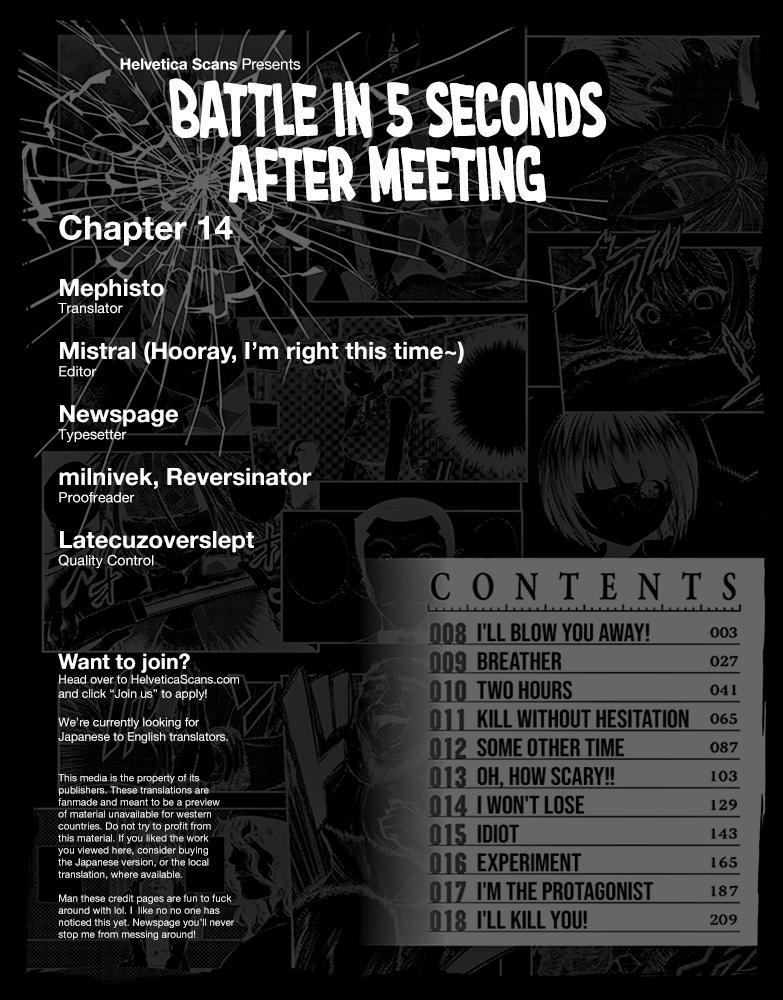 Read Battle in 5 Seconds After Meeting Manga Online
