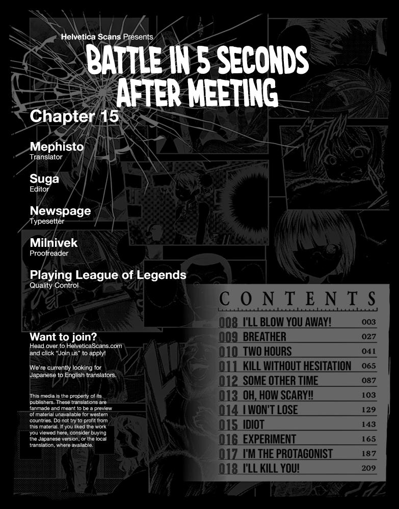 Read Battle in 5 Seconds After Meeting Manga Online