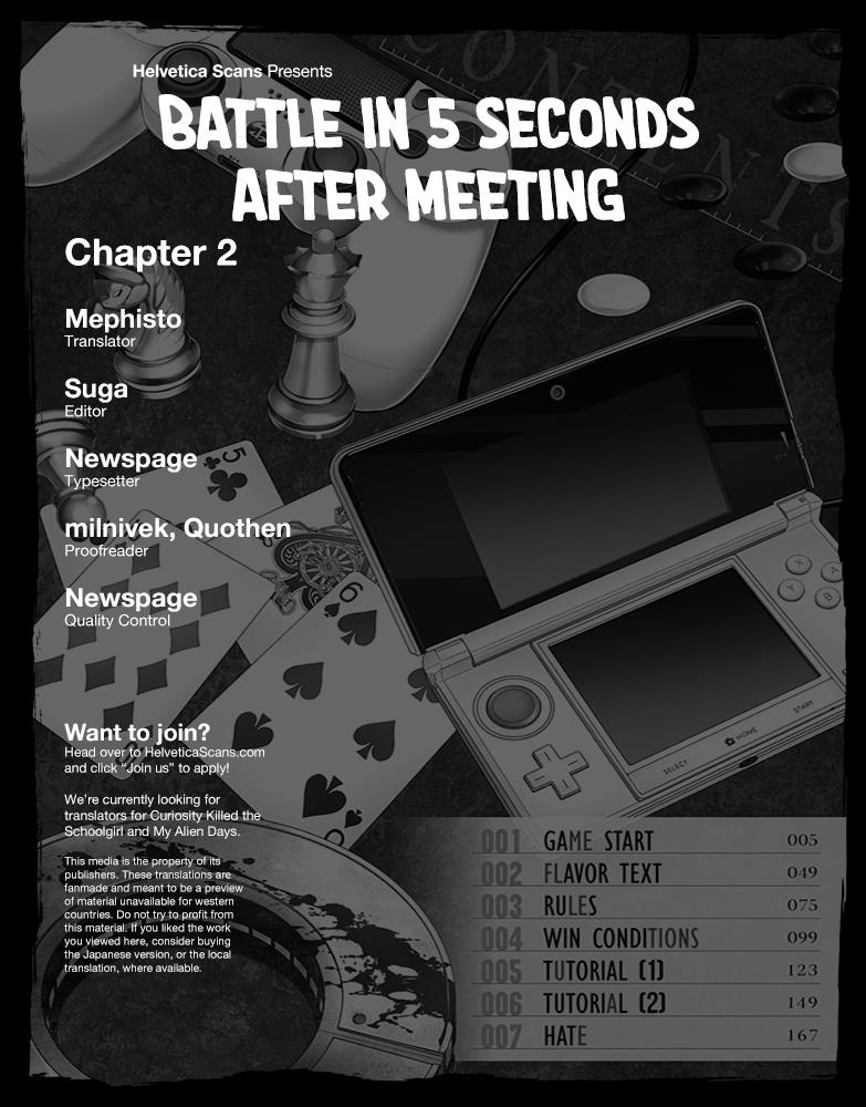 Read Battle in 5 Seconds After Meeting Manga Online