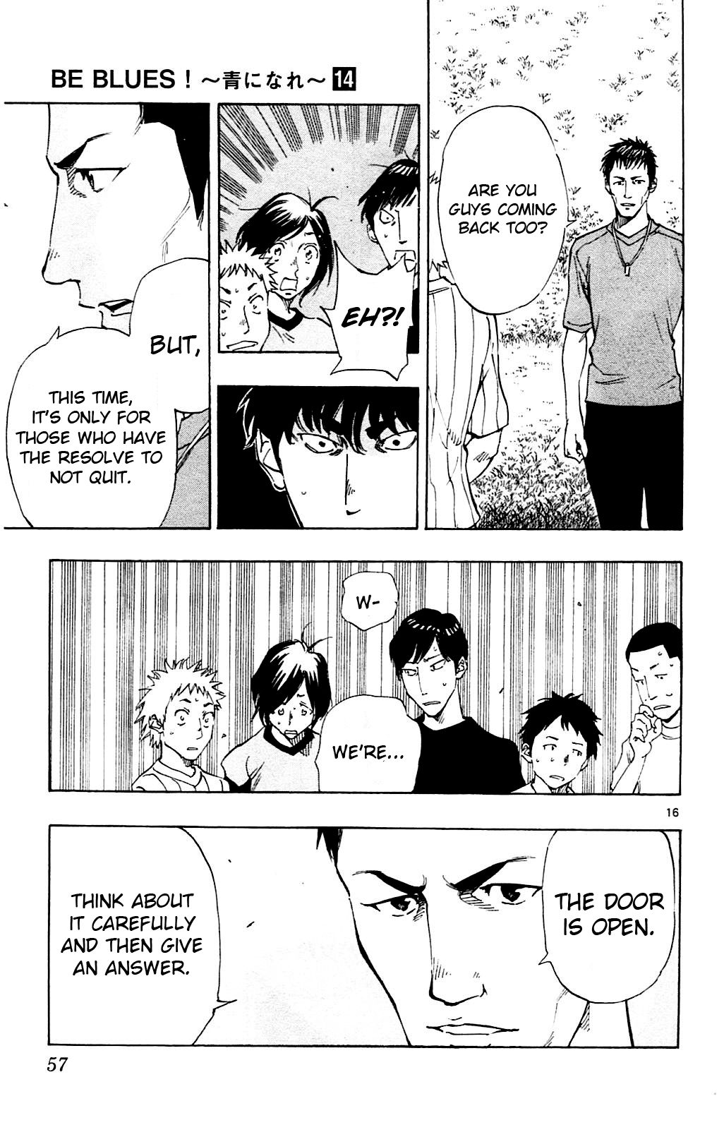 Read Be Blues! - Ao ni Nare Manga Online