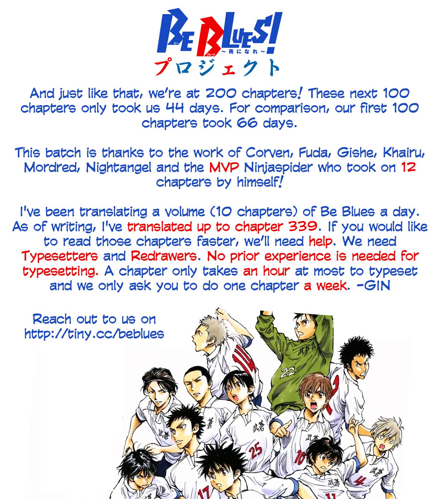 Read Be Blues! - Ao ni Nare Manga Online