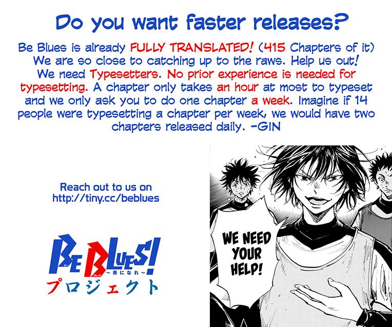 Read Be Blues! - Ao ni Nare Manga Online