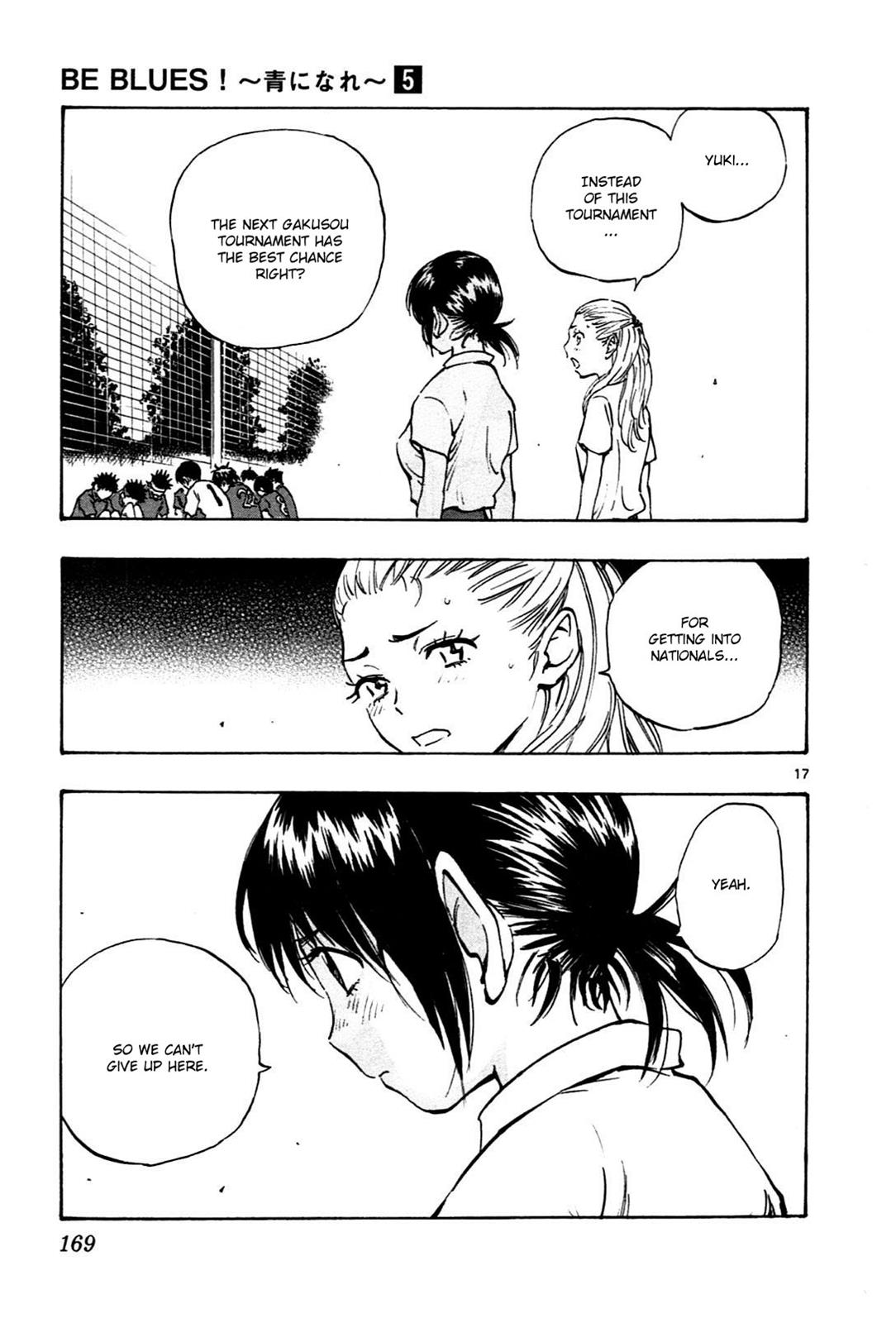 Read Be Blues! - Ao ni Nare Manga Online