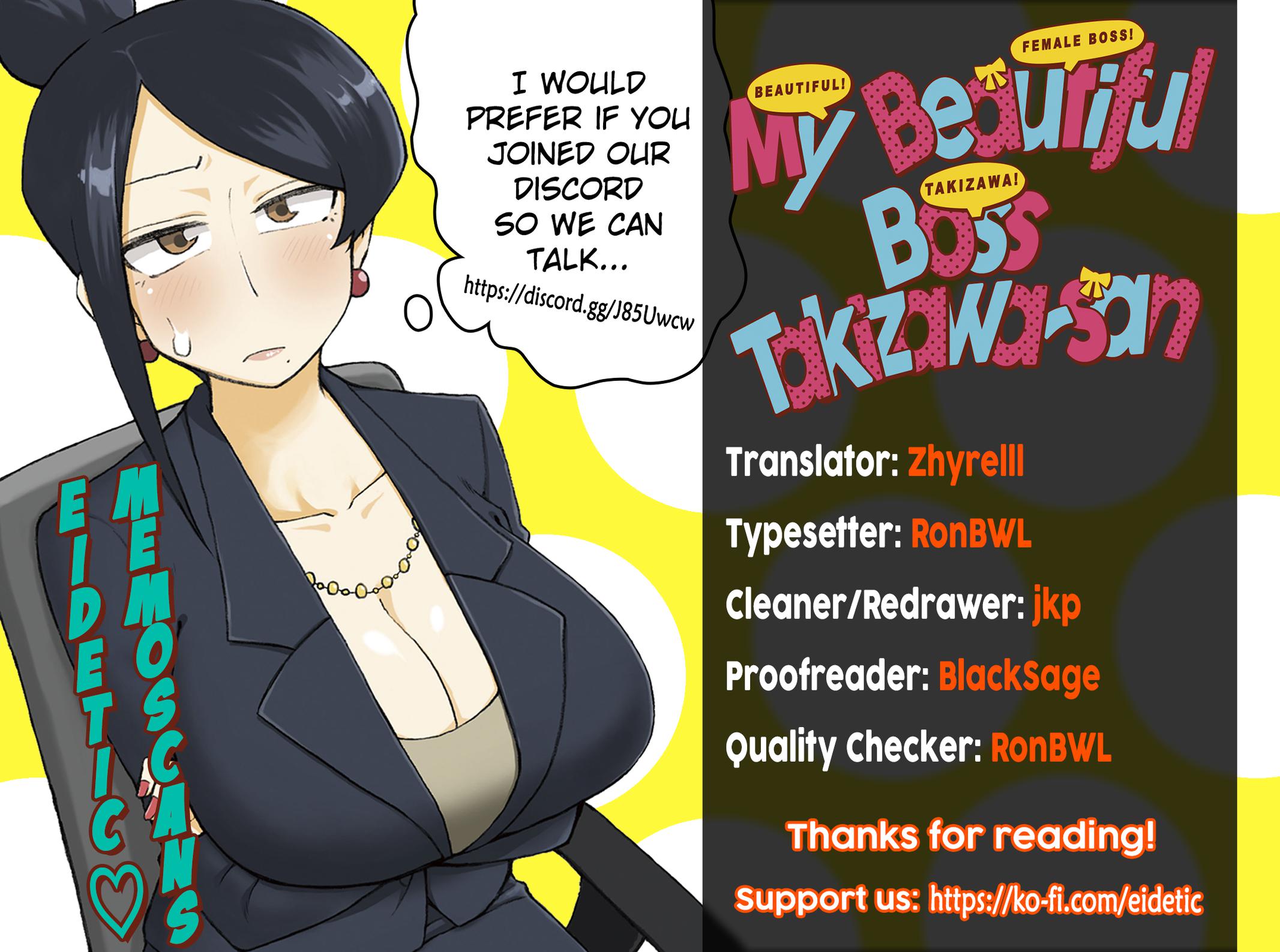 Read Bijin Onna Joushi Takizawa-san Manga Online