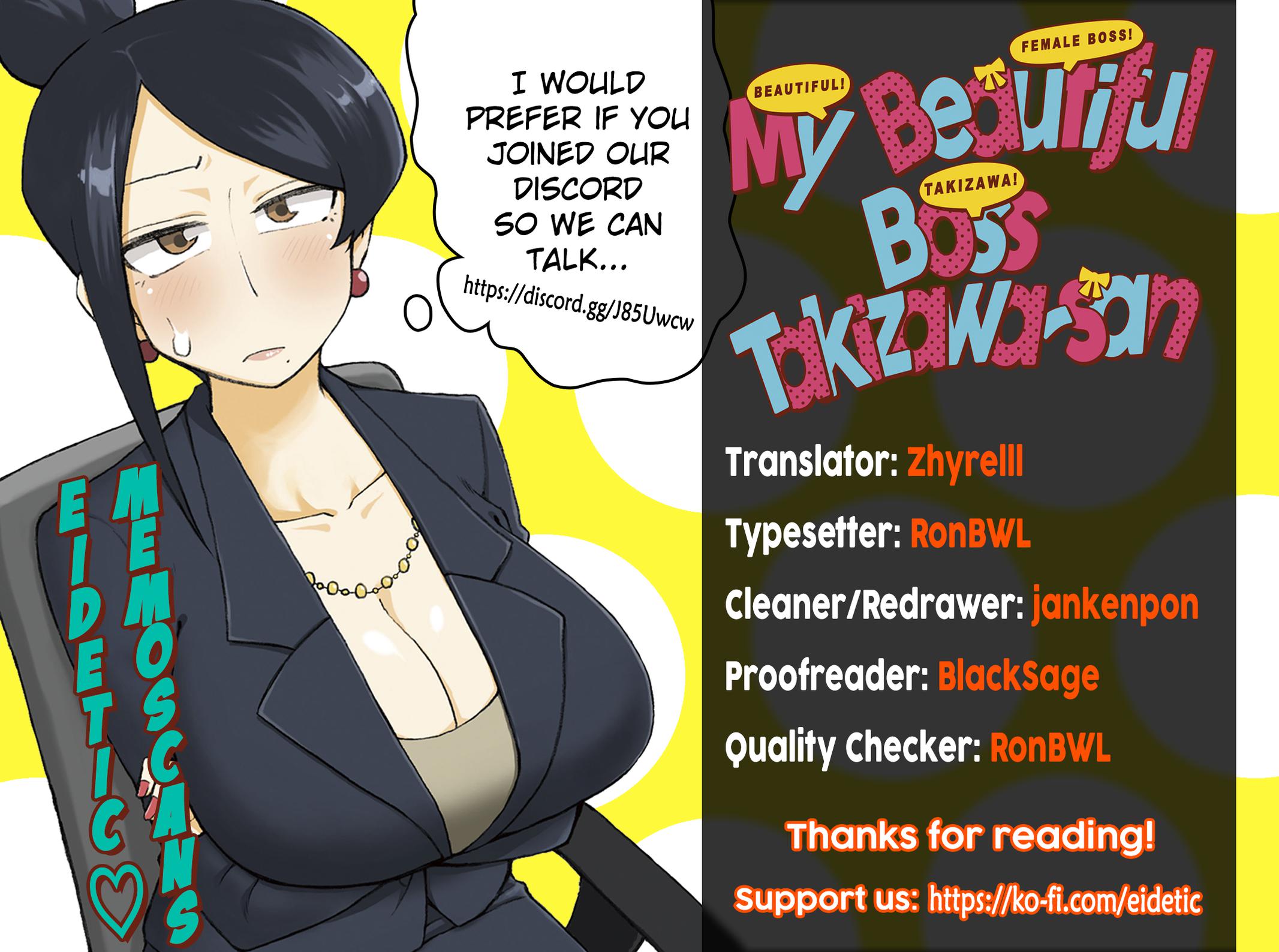 Read Bijin Onna Joushi Takizawa-san Manga Online