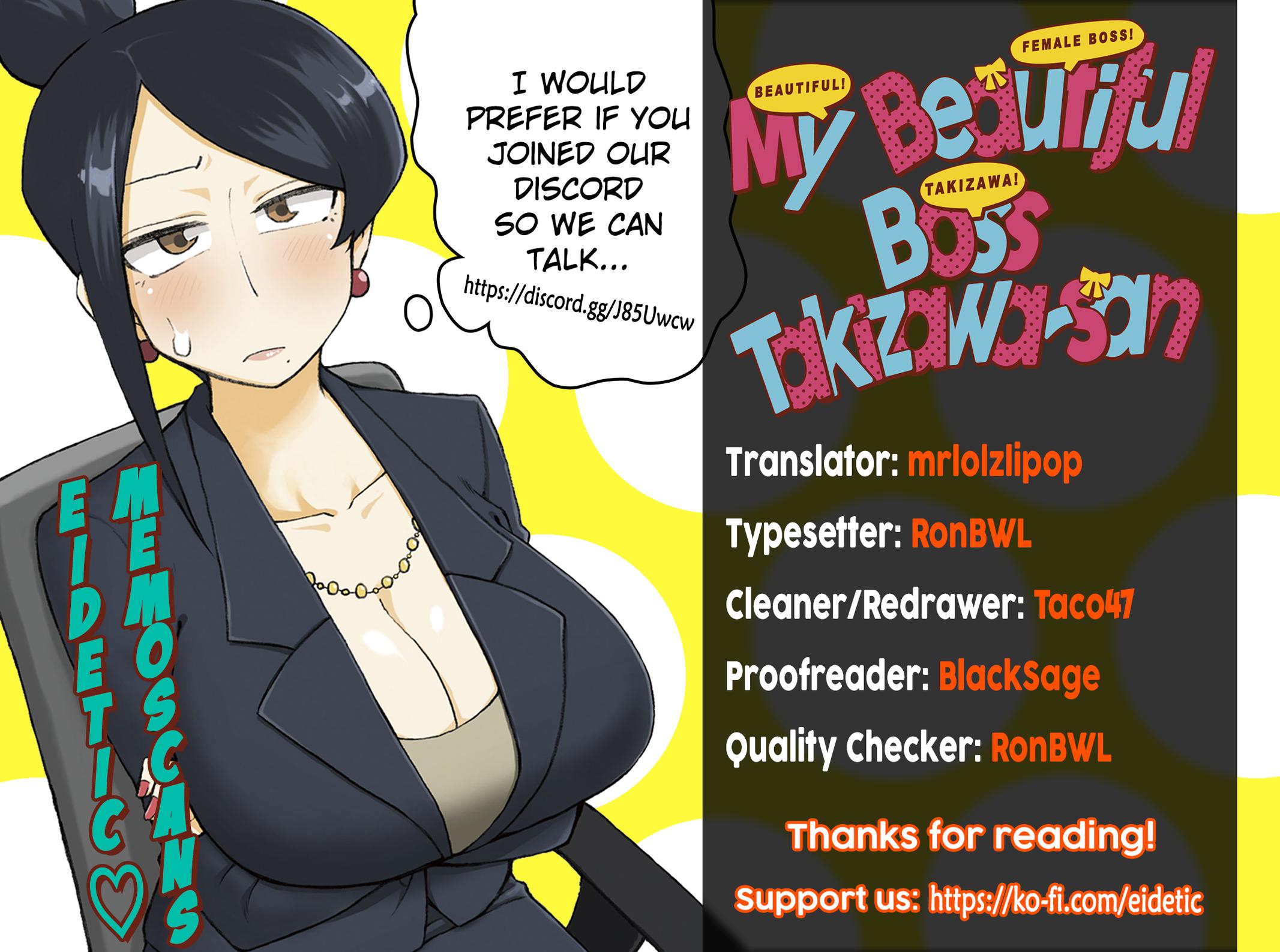 Read Bijin Onna Joushi Takizawa-san Manga Online
