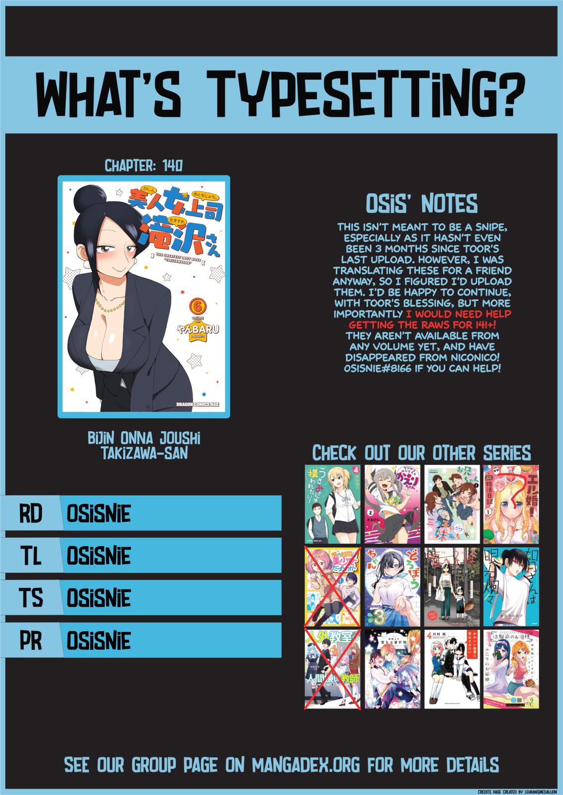 Read Bijin Onna Joushi Takizawa-san Manga Online