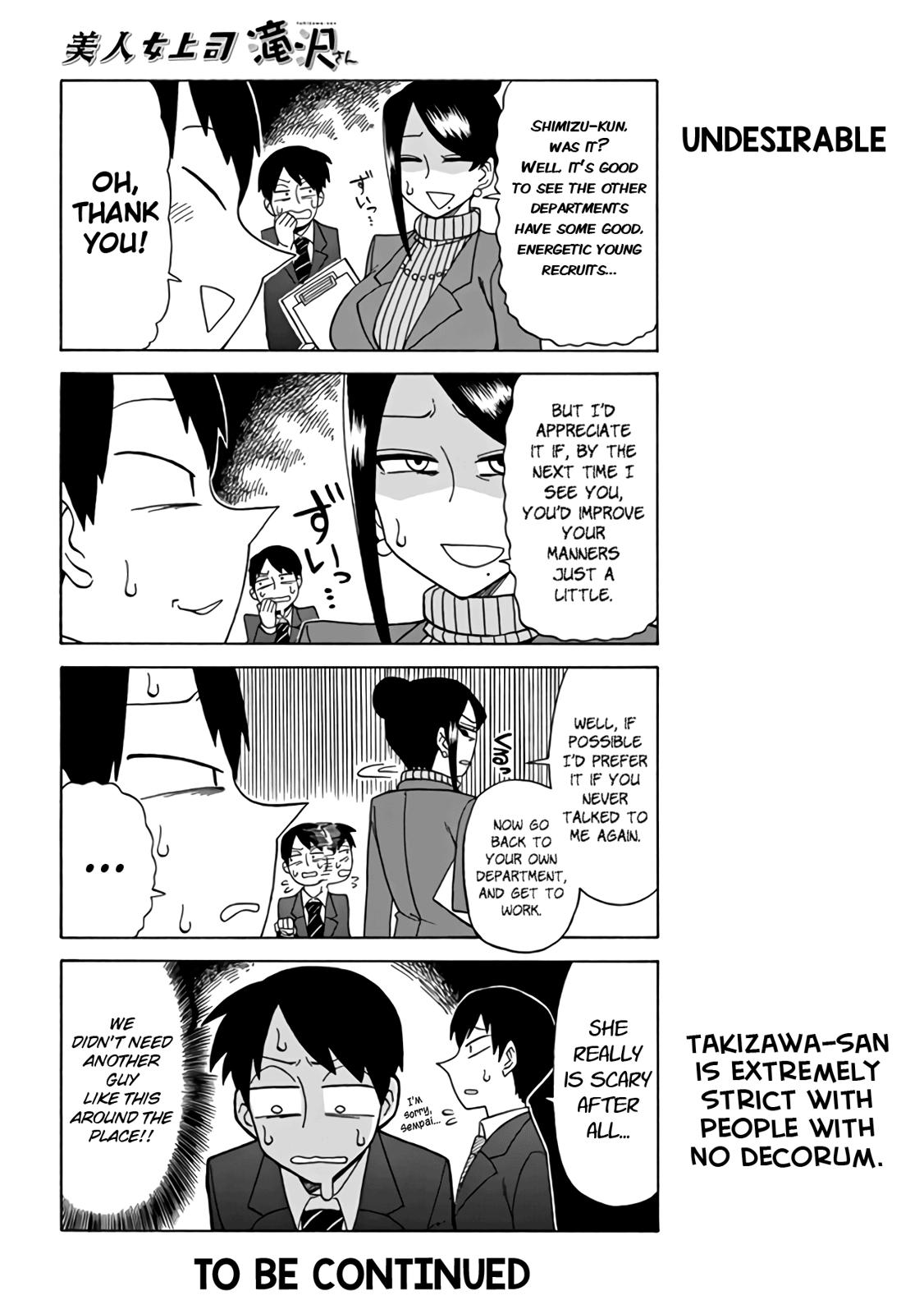 Read Bijin Onna Joushi Takizawa-san Manga Online