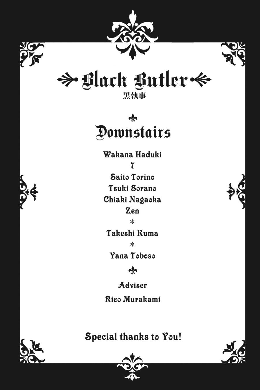 Read Black Butler Manga Online
