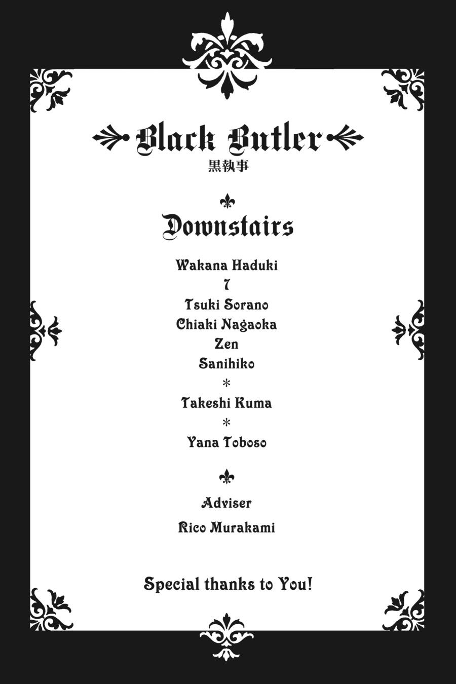 Read Black Butler Manga Online