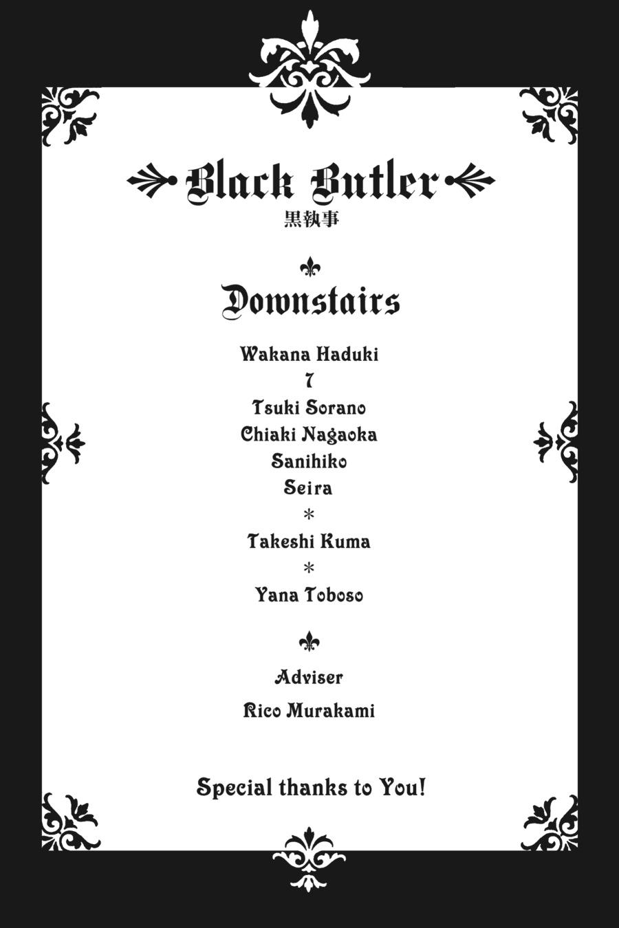 Read Black Butler Manga Online