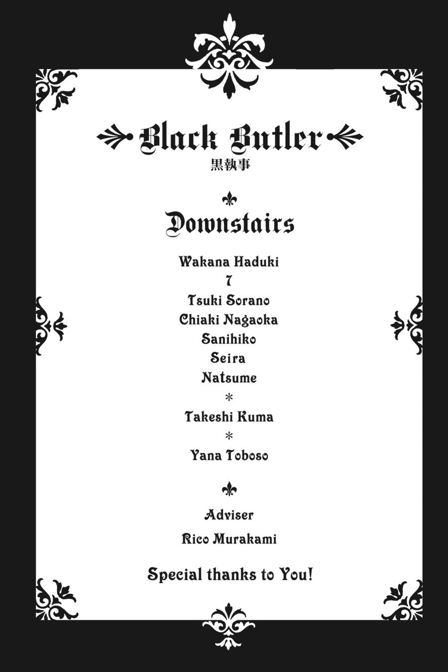 Read Black Butler Manga Online