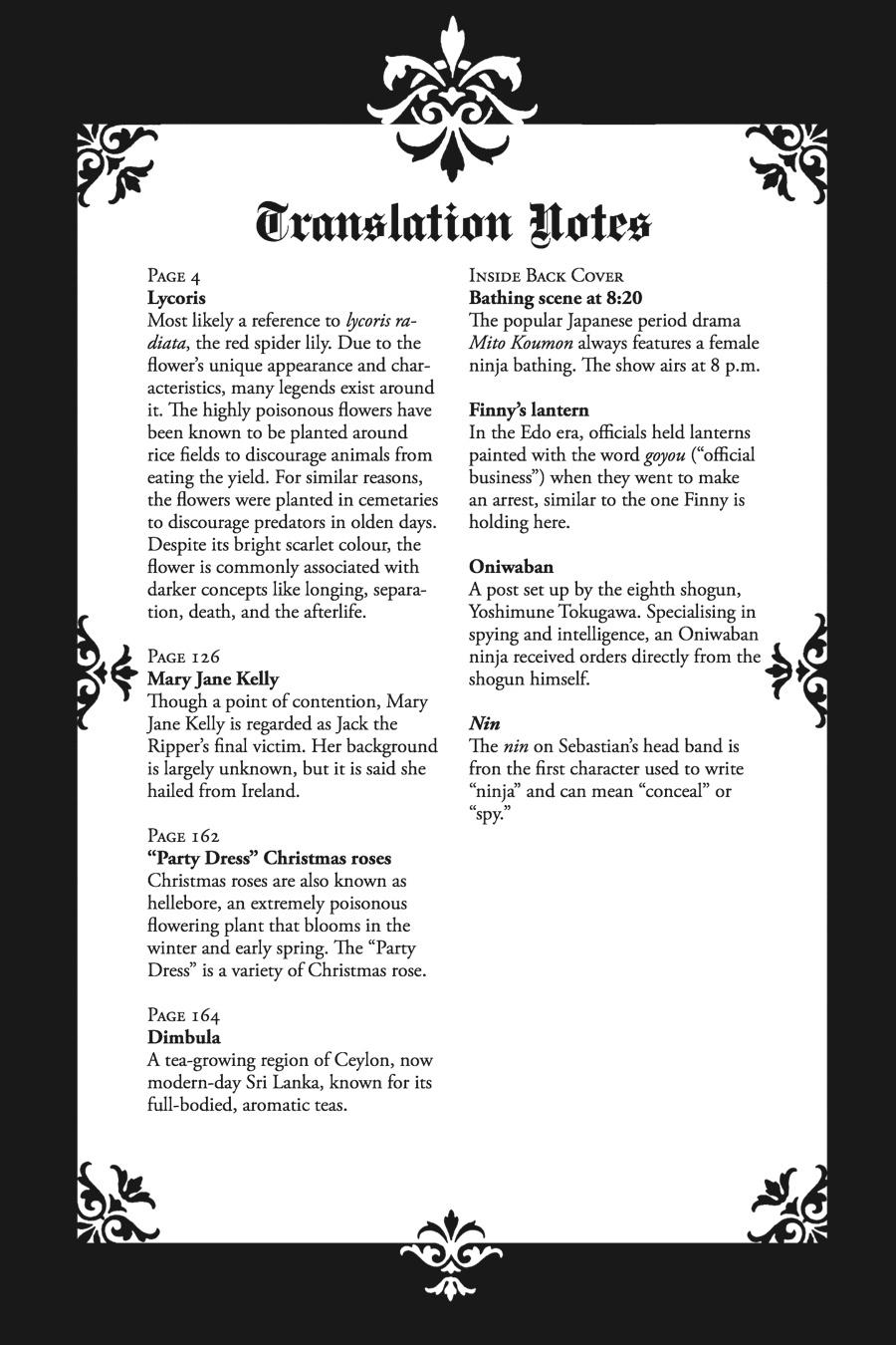 Read Black Butler Manga Online