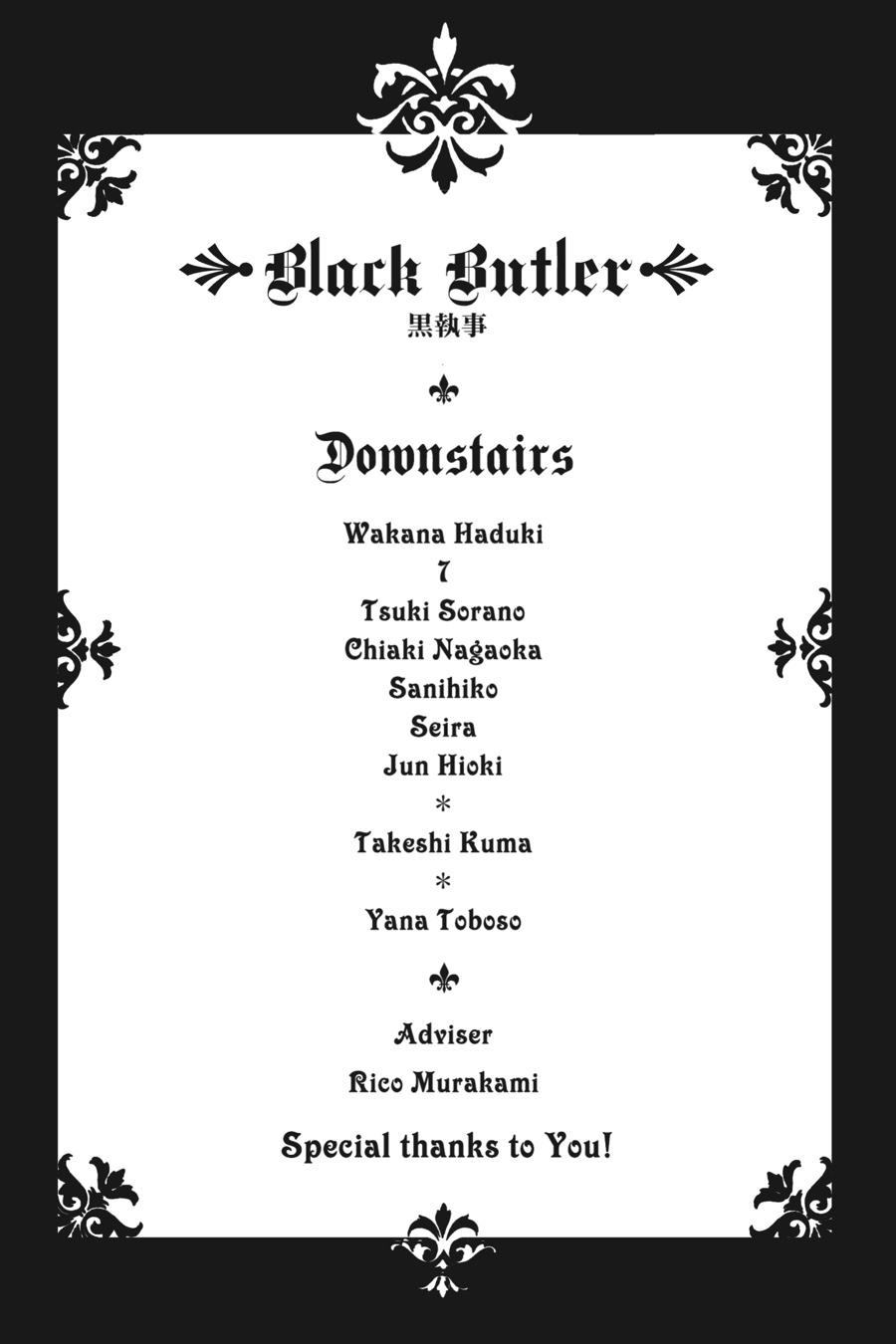 Read Black Butler Manga Online