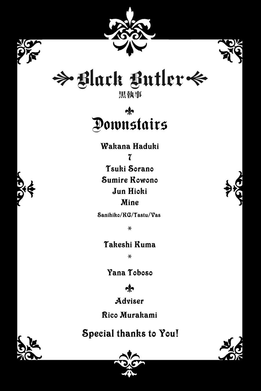 Read Black Butler Manga Online