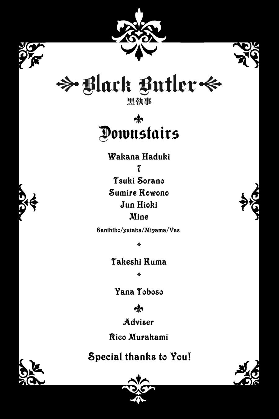 Read Black Butler Manga Online