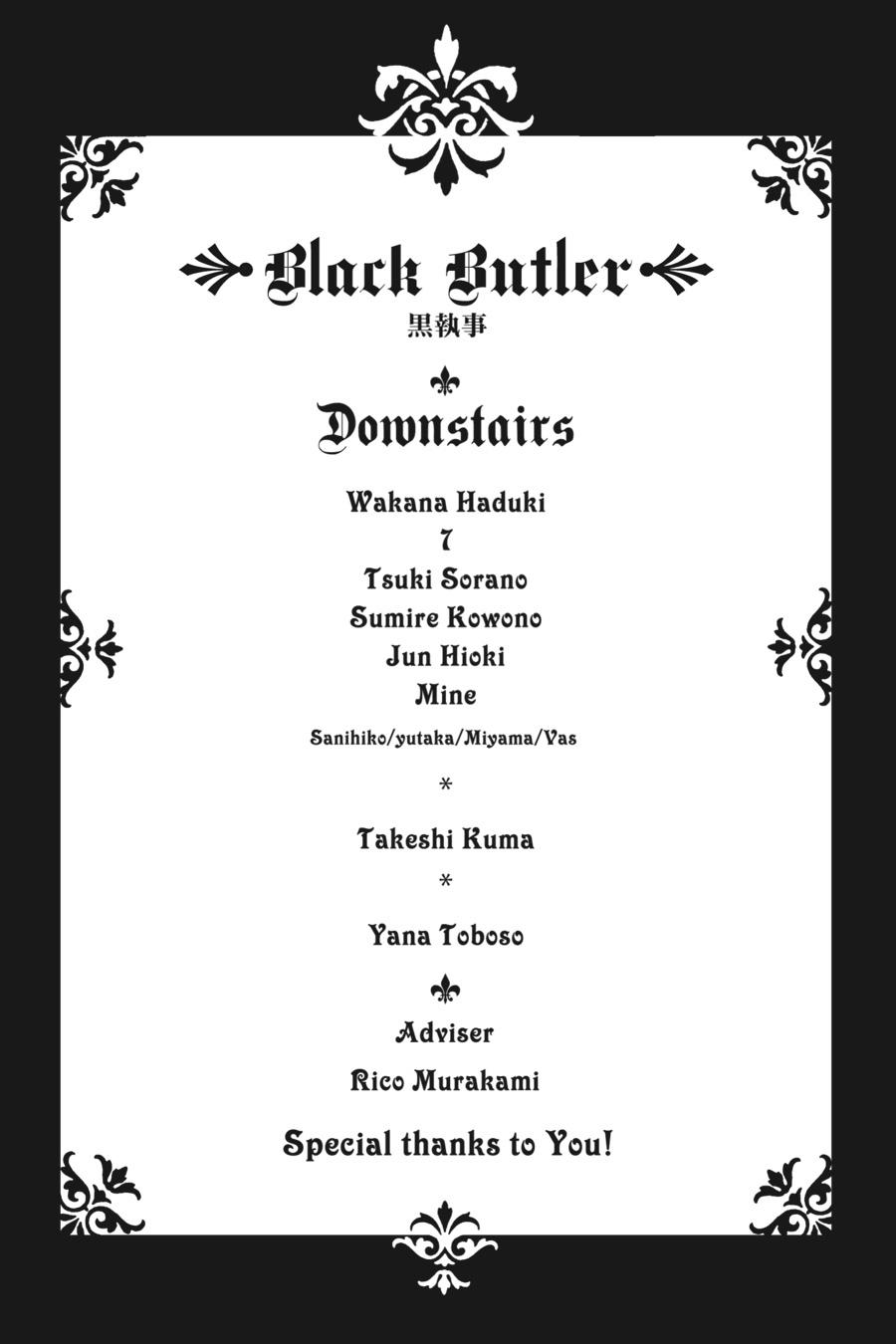 Read Black Butler Manga Online