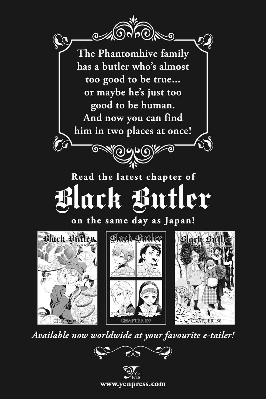 Read Black Butler Manga Online