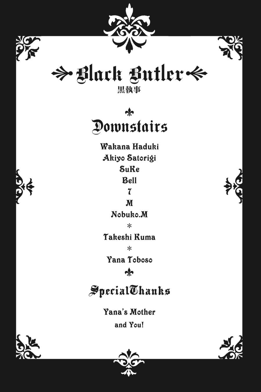 Read Black Butler Manga Online