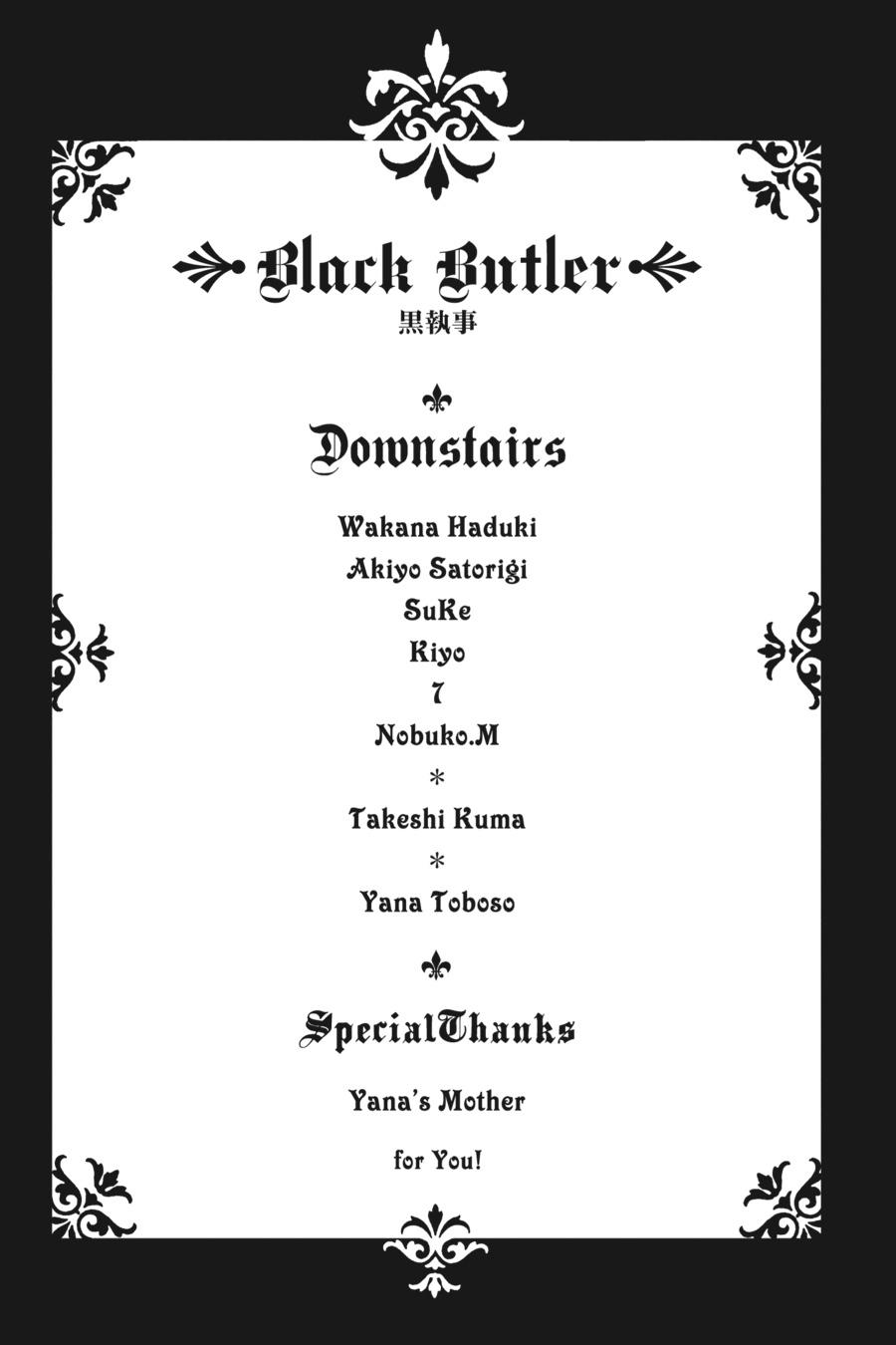 Read Black Butler Manga Online