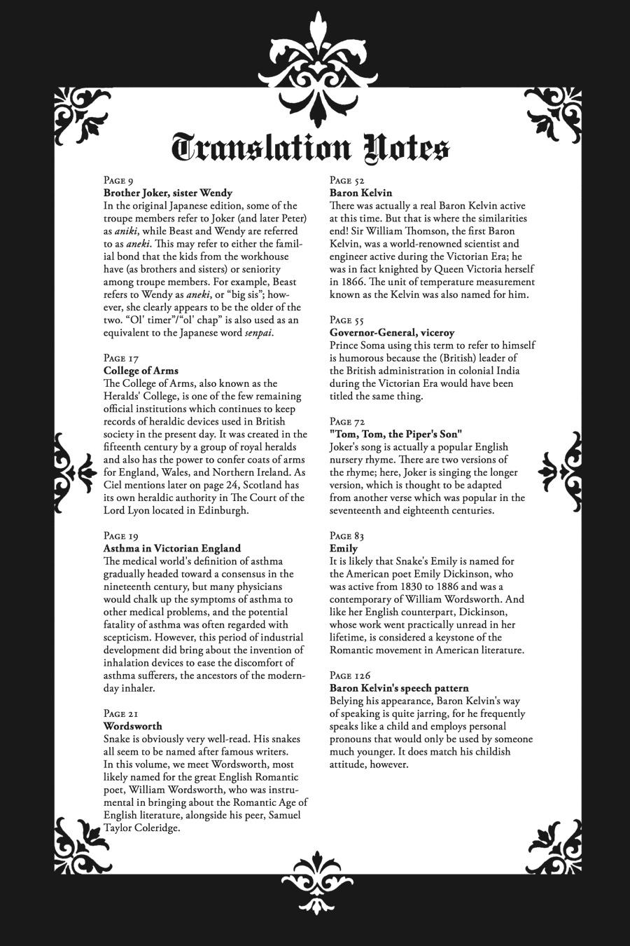 Read Black Butler Manga Online