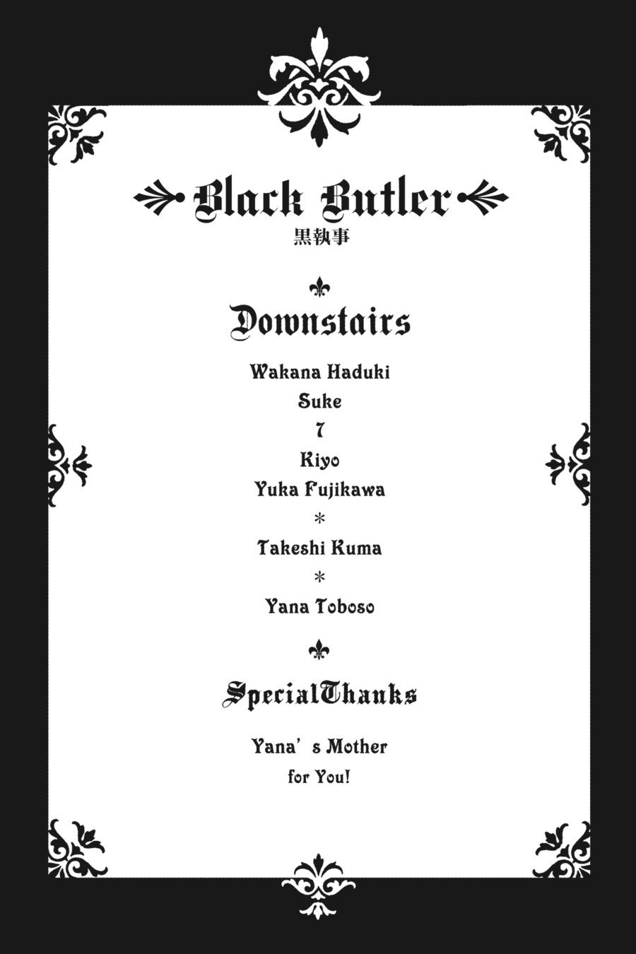 Read Black Butler Manga Online