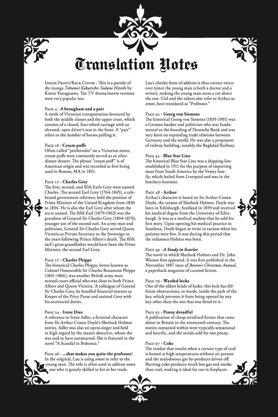 Read Black Butler Manga Online