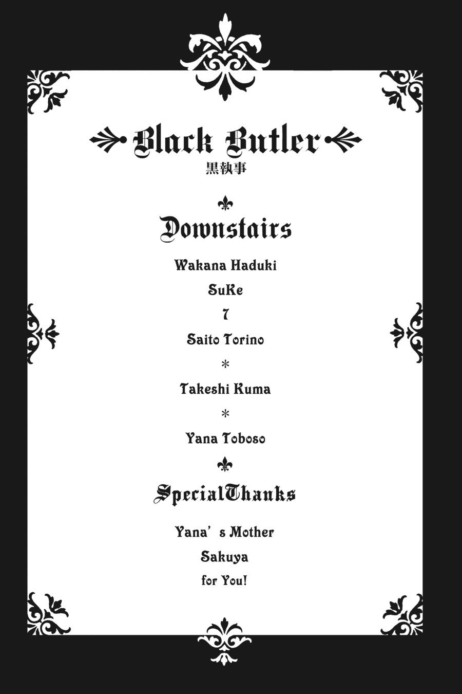 Read Black Butler Manga Online