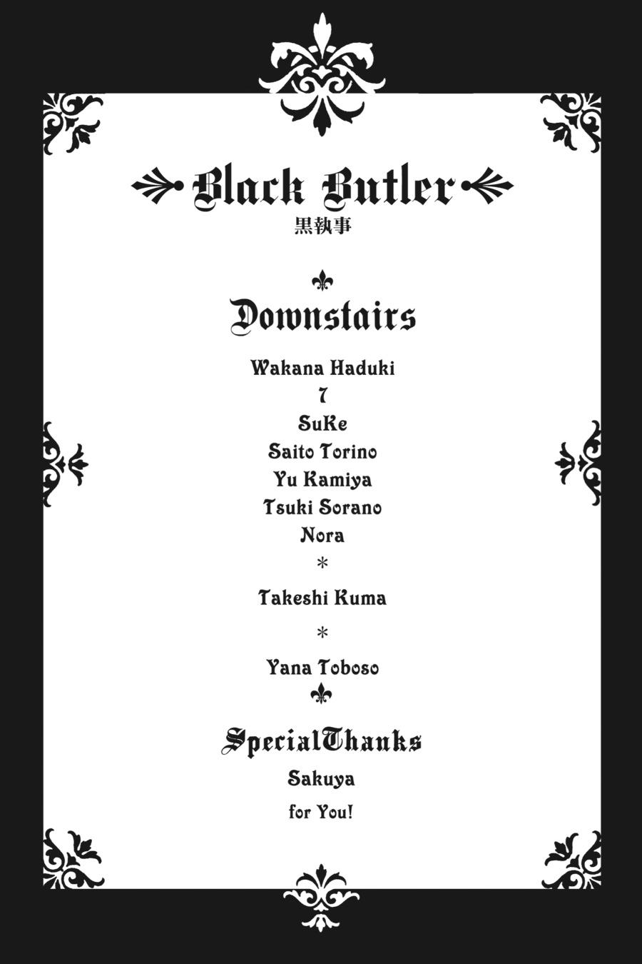 Read Black Butler Manga Online