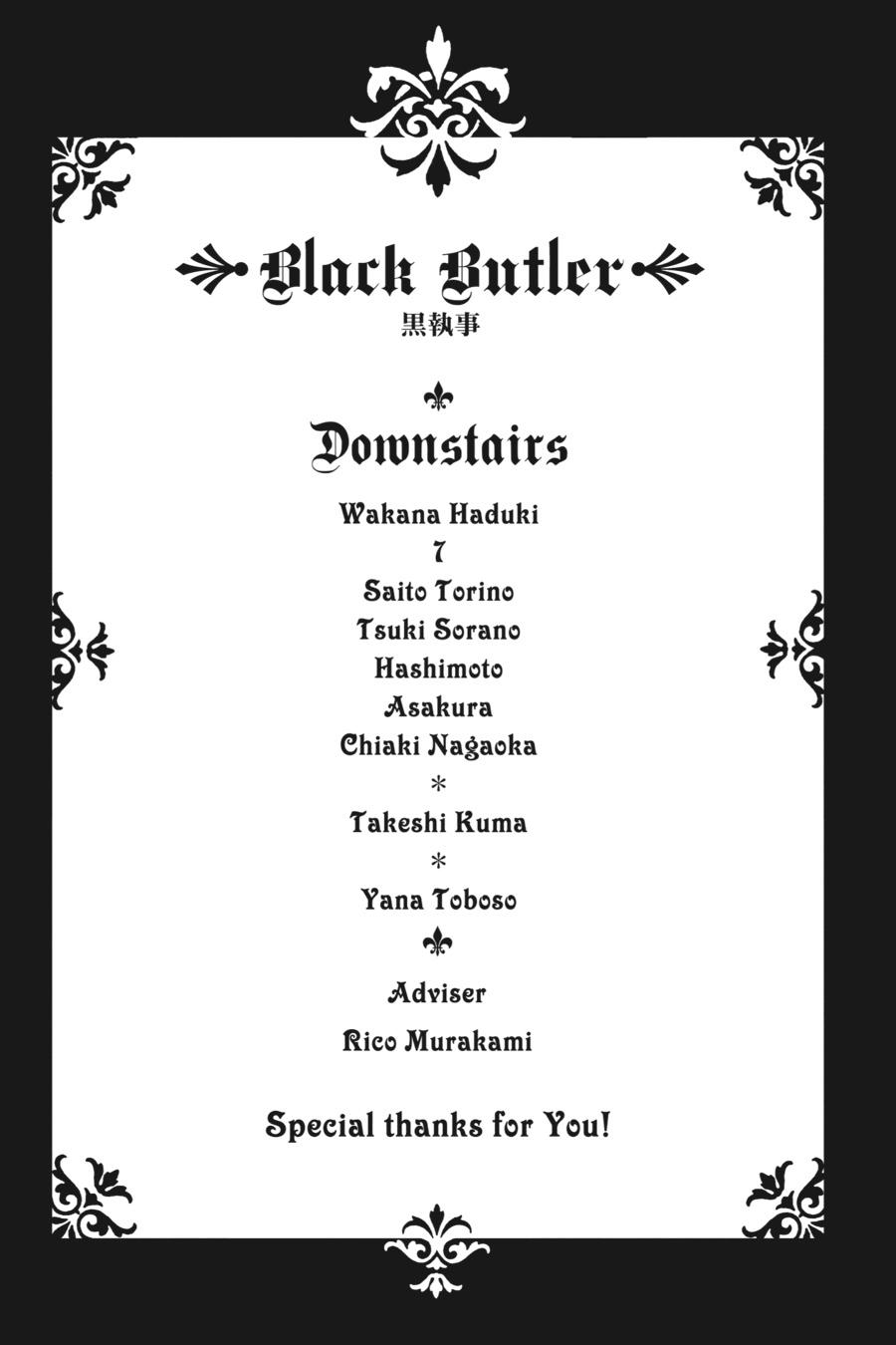 Read Black Butler Manga Online