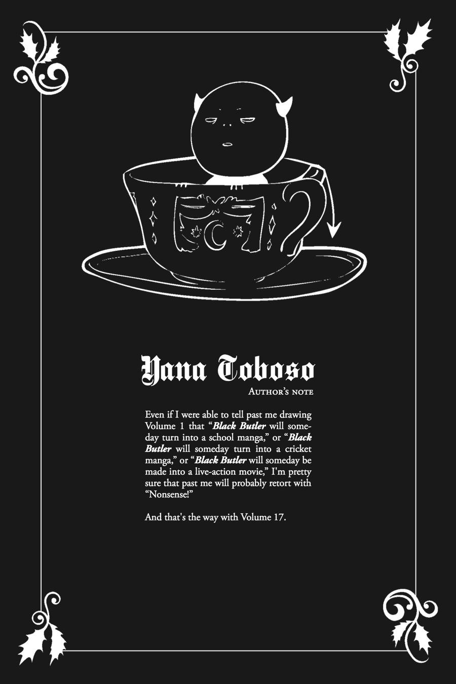 Read Black Butler Manga Online
